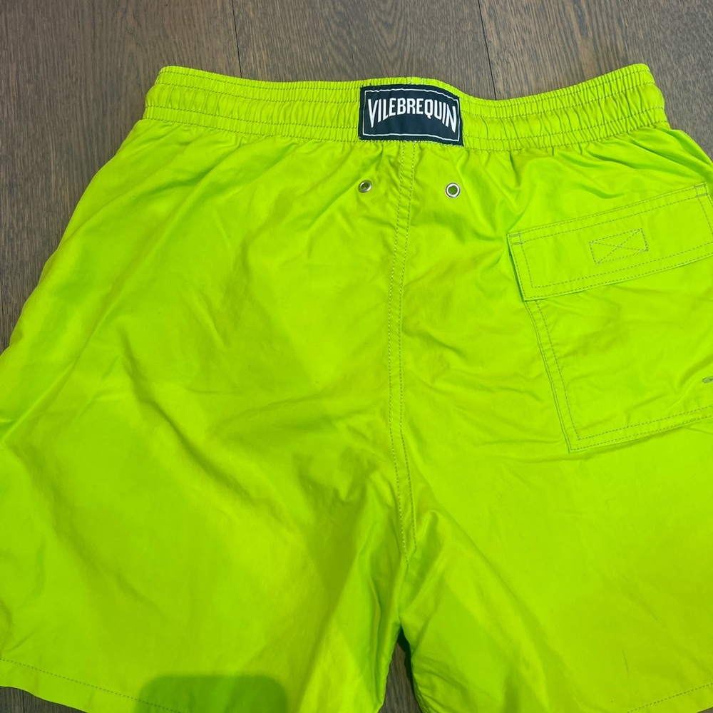 Vilebrequin Neon Green Swim Shorts